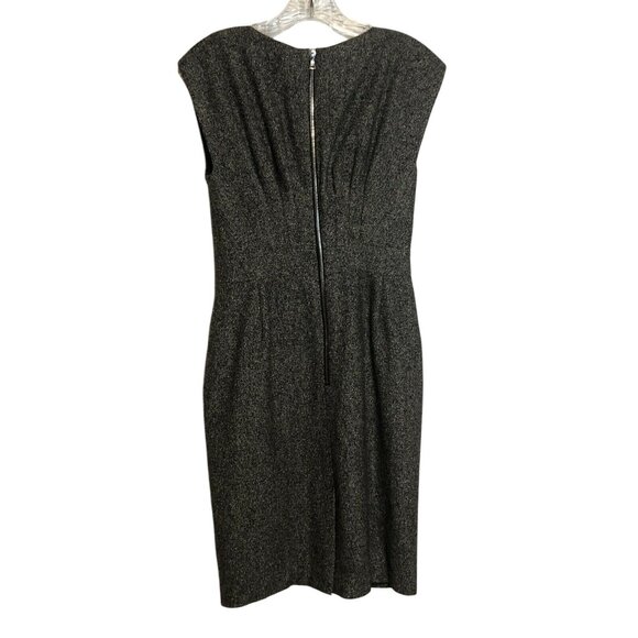 Cynthia Steffe Womens Tweed Dress Size 2 Wool/Silk Blend Back Zip Black & White - Picture 2 of 7